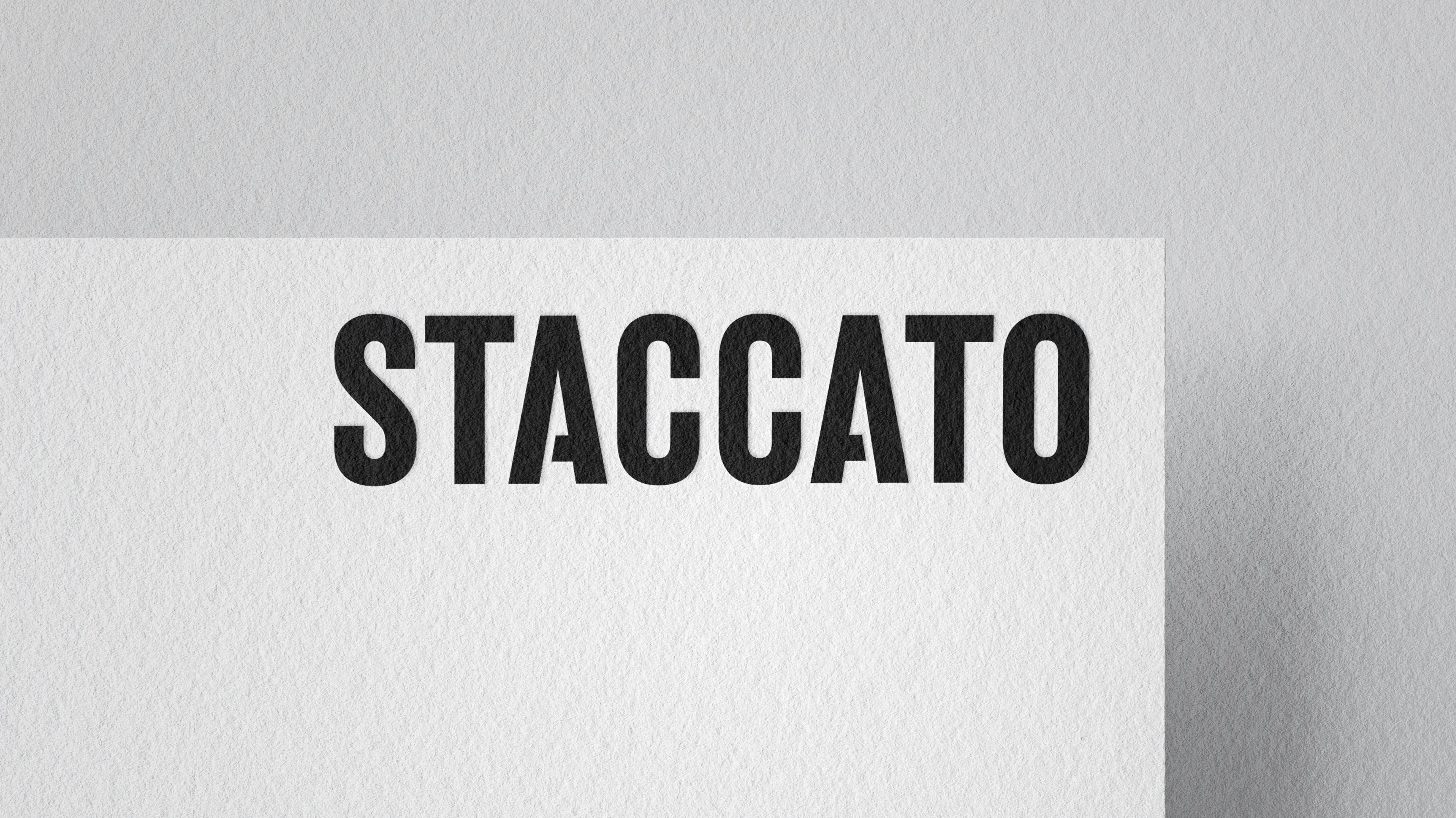 STACCATO REBRAND